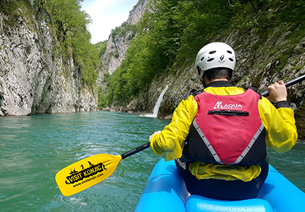 Mini canoeing Neretva